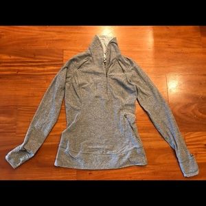 Lululemon grey long half-zip